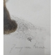 Gravure "Renardeau" signée RIME