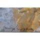 Tableau "L'hermine inquiète" signé COSANDEY