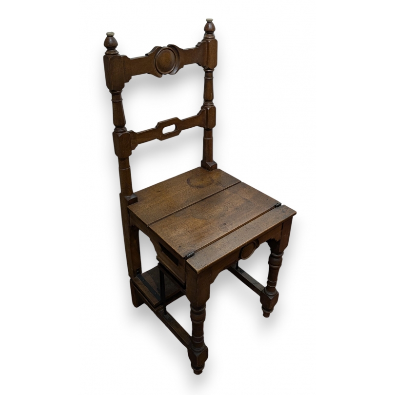 Chaise-Escabeau Louis XIII