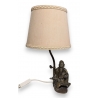 Lampe au chinois en bronze