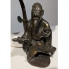 Lampe au chinois en bronze