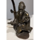 Lampe au chinois en bronze