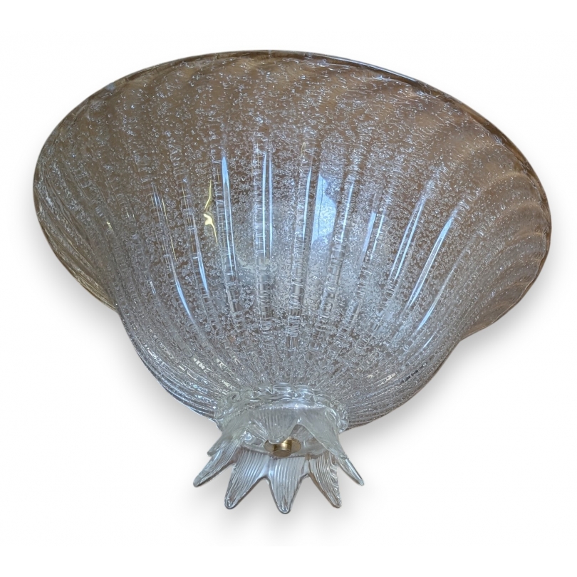 Plafonnier en verre de Murano