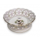 Coupe ajourée "Oiseaux" en porcelaine de Herend