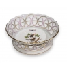 Coupe ajourée "Oiseaux" en porcelaine de Herend