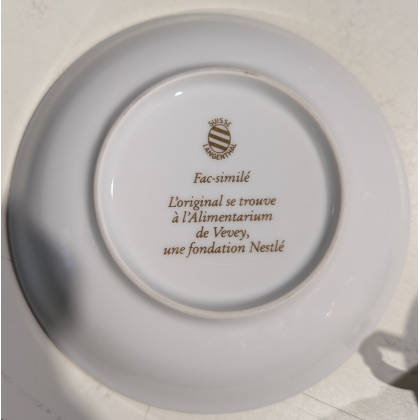 Tasse chocolatière en porcelaine de Langenthal