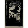 Schnitzbild „Coq de Bruyère“ von Moinat SA – Antiquitäten und Dekoration