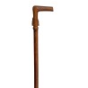 JZ walking stick with a carved wooden handle