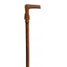 Canne poignée en bois sculpté JZ
