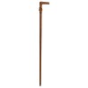 JZ walking stick with a carved wooden handle