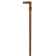 Canne poignée en bois sculpté JZ