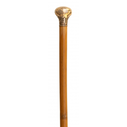 800 FP silver-handled walking stick