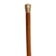 Canne pommeau en argent 800