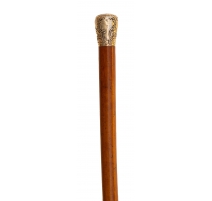 Canne pommeau en argent 800