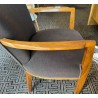 Art Deco office armchair, in rosewood, by  Moinat SA  - Antiques and interior design