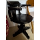 Fauteuil de commissaire de bord, tout noir