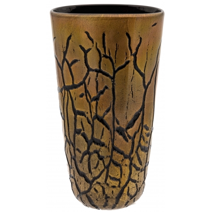 Vase de Murano or signé TAGLIAPIETRA