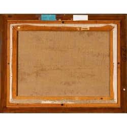 Tableau \"Rolle vu de l\'Ile\" signé C. CHINET
