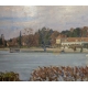 Tableau "Rolle vu de l'Ile" signé C. CHINET