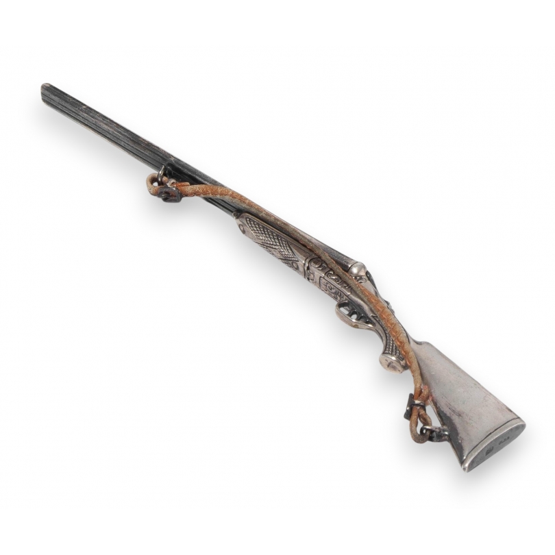 Fusil miniature en argent 925
