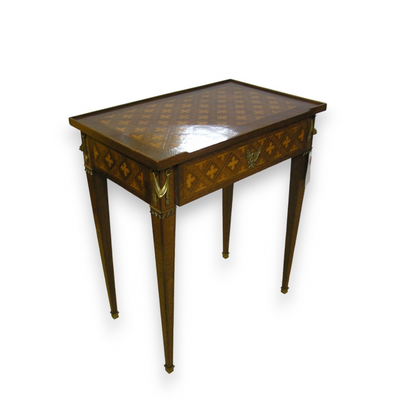  Table style Louis XVI estampillée sur  Moinat SA  - Antiquités décoration