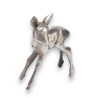Faon miniature en argent 800