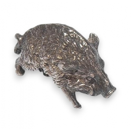 Sanglier miniature en argent 925