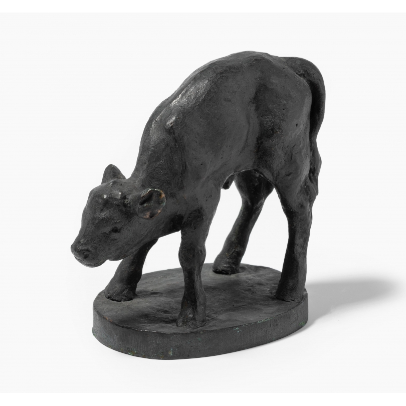 Bronze Veau signé F. BEST