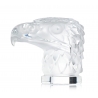 Tête d'aigle presse-papier en cristal moulé