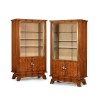 A pair of display cabinets by Jules LELEU