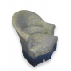 Fauteuil crapaud avec frange
