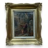 Tableau \"Roméo et Juliette\" signé FORTUNY