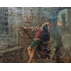 Tableau "Roméo et Juliette" signé FORTUNY