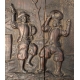 Paire de panneaux en bois sculpté