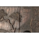 Paire de panneaux en bois sculpté