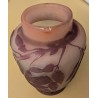 Vase bulbe Glycine signé GALLÉ