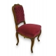 Chaise style Louis XV en noyer