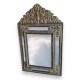 Miroir Baroque en laiton repoussé