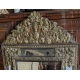 Miroir Baroque en laiton repoussé