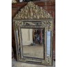 Miroir Baroque en laiton repoussé