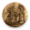 Médaillon "sacrifice à l'Amour et Vestale"
