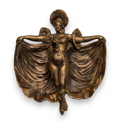 Vide-poche Femme dansant en bronze