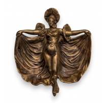 Vide-poche Femme dansant en bronze