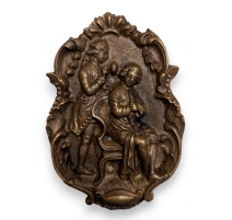 Décor en bronze Coiffeur