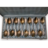 Lot de 12 cuillères en argent par RAVINET et cie