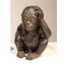 Set of 3 bronze ‘wise’ monkeys