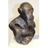 Set of 3 bronze ‘wise’ monkeys