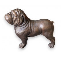 Bulldog anglais en bronze