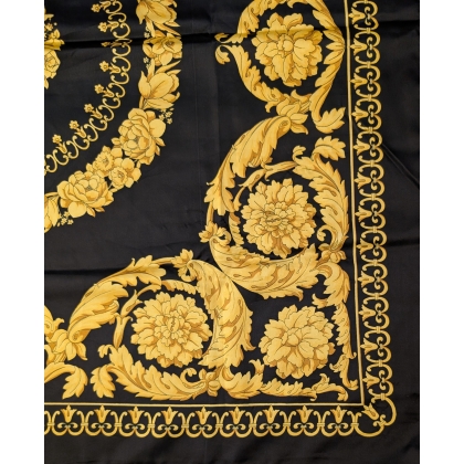 Silk scarf in the Versace style