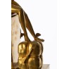 ‘Mercure’ clock in gilded bronze